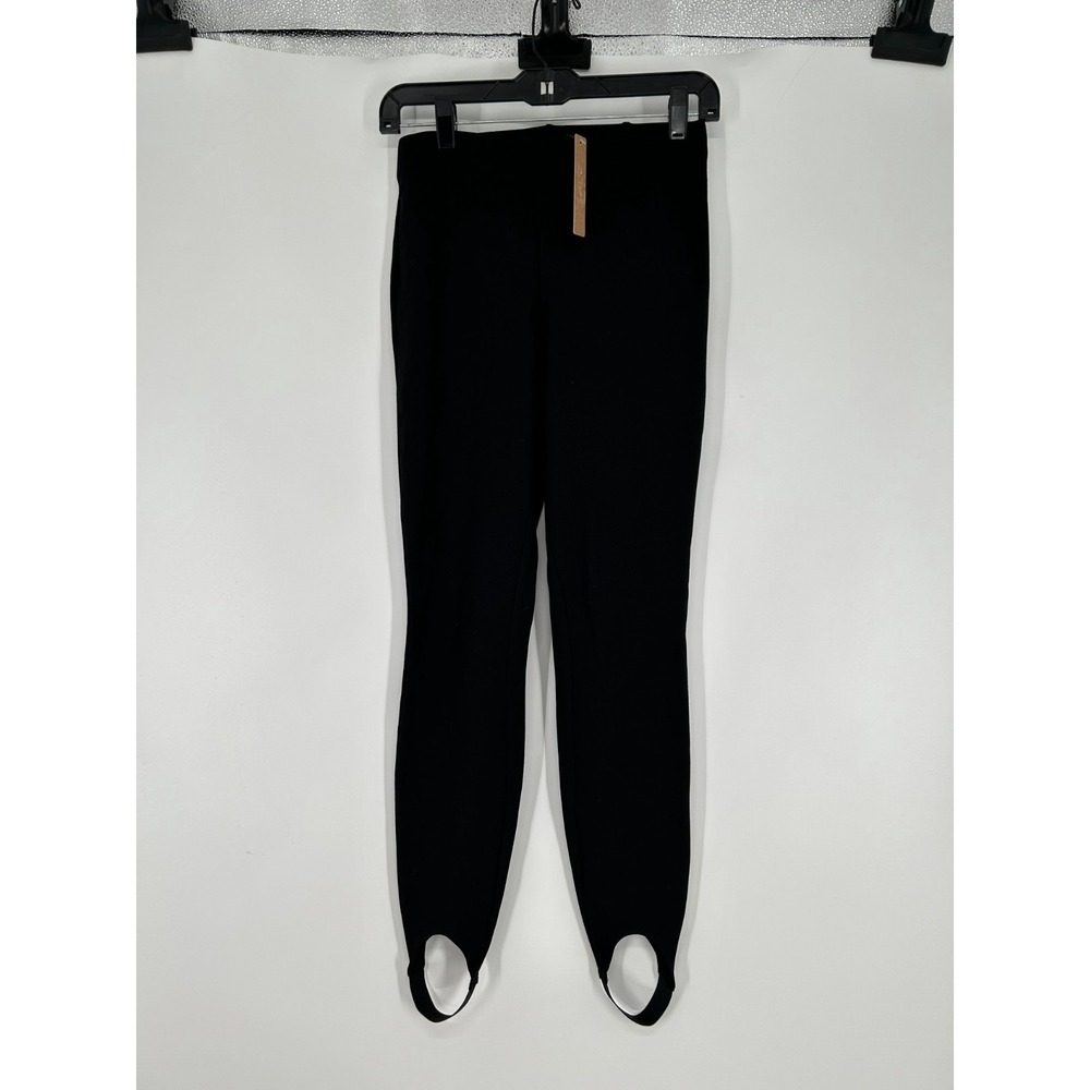 SKIMS The Essential Pants High Rise Waist Stirrup Leggings Obsidian Womens Small